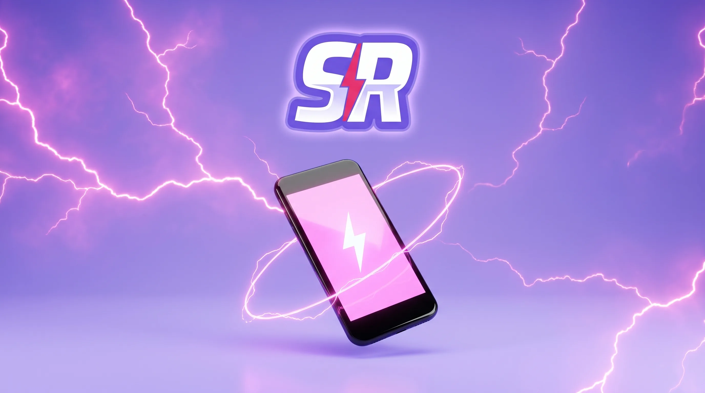 Smartphone mit Spinrollz Logo für die mobile Web-App